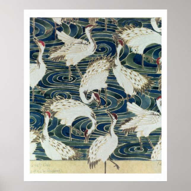 Poster Wallpaper design, by the Silver Studio, c.1890 (Devant)