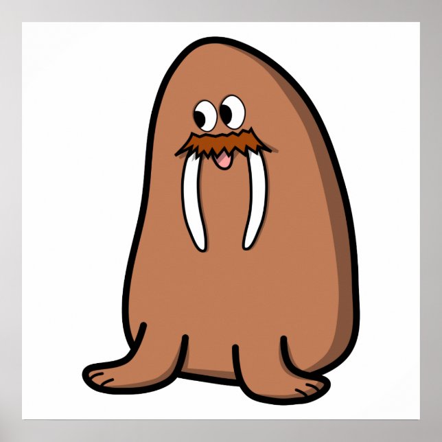 Poster Walrus. (Devant)