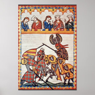 Poster Walter des lames dans le tournoi par Meister Der