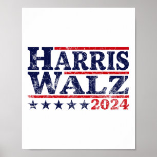 Poster Walz 2024 Élection Kamala Harris Tim Waltz 2024 14