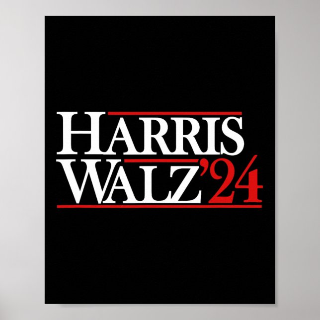 Poster Walz 24 Président Kamala 2024 (Devant)