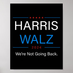 Poster WAlzheimer 2024 Election Kamala Harris Tim W Waltz