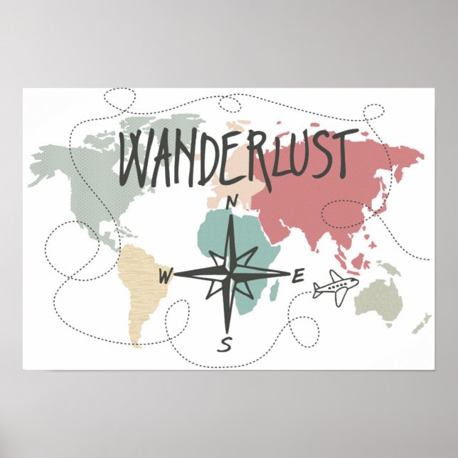 Poster Wanderlust (Devant)