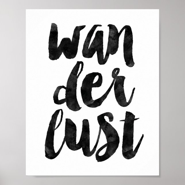 Poster Wanderlust (Devant)