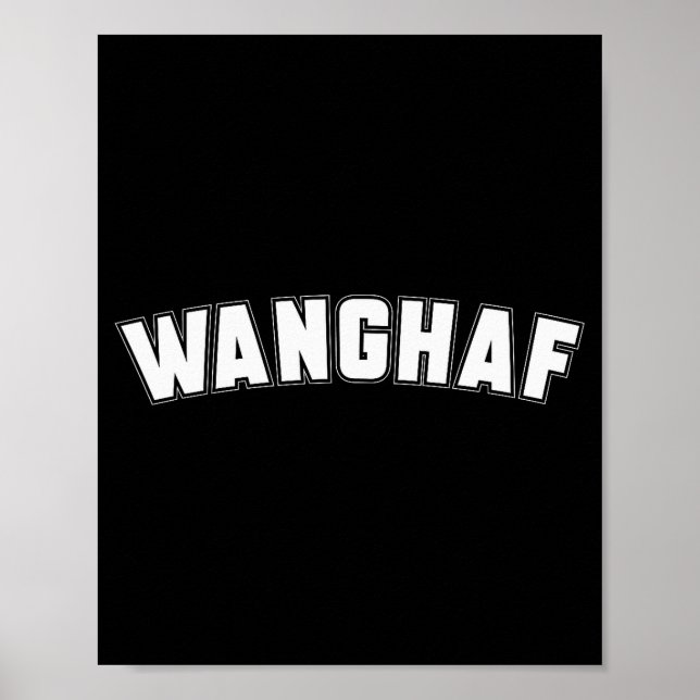 Poster Wanghaf Meme Funny Sarcasm Quote Apparel  (Devant)