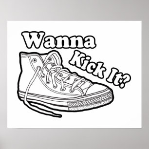 Poster Wanna Kick It Basket