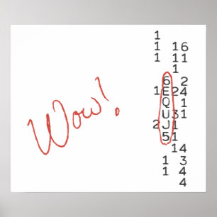 Poster Waouh Signal SETI Message