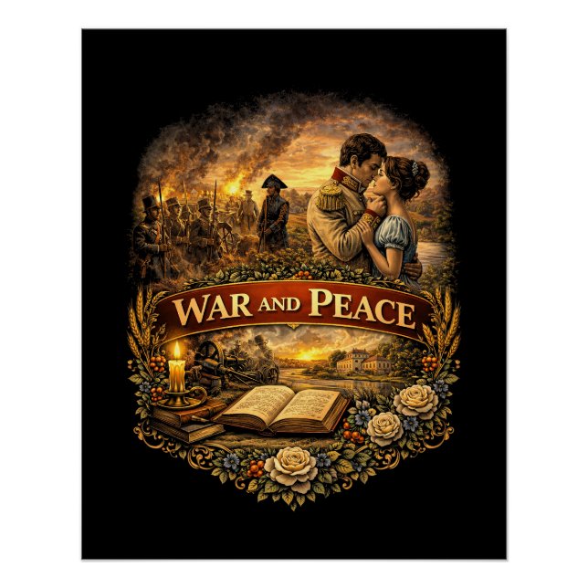 Poster War and Peace (Devant)