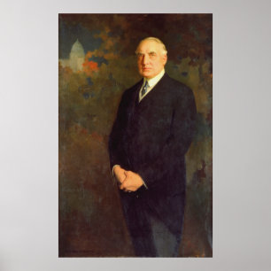 Poster WARREN G. HARDING Portrait par Edmund Hodgson Smar