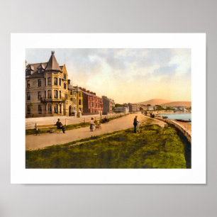 Poster Warrenpoint, comté vers le bas, l'Irlande