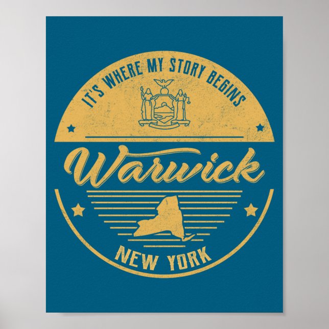 Poster Warwick New York Its Where My Story Begins  (Devant)