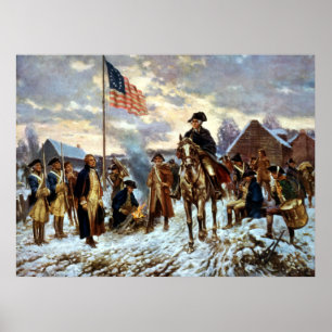 Poster Washington à la forge de vallée