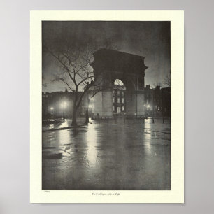 Poster Washington Arch, Greenwich Village, New York City