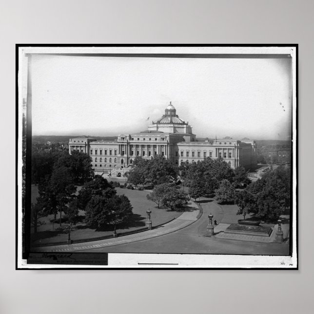 Poster Washington, D.C., Bibliothèque du Congrès (Devant)