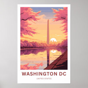 Poster Washington DC États-Unis Imprimer