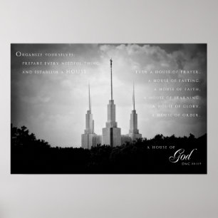 Poster - Washington DC LDS Tempel 3