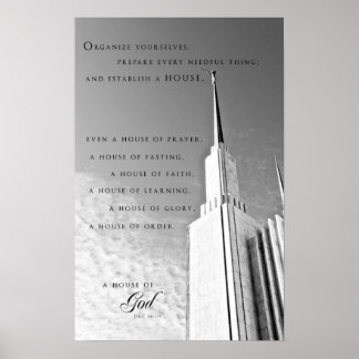 Poster - Washington DC LDS Tempel 4
