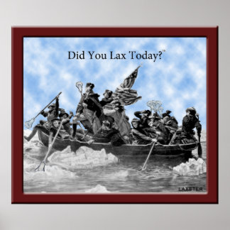 POSTER WASHINGTON VA LAXS-TASTIC !