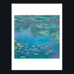 POSTER: "WASSERLILIEN" NACH MONET POSTER<br><div class="desc">"WASSERLILIEN" VON CLAUDE MONET</div>