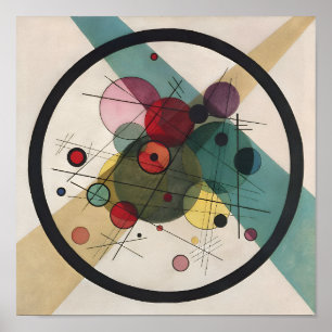 Poster Wassily Kandinsky Cercles Dans Un Cercle