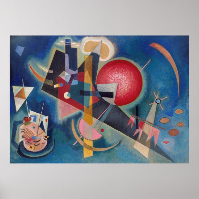 Poster WASSIY KANDINSKY - En bleu (Devant)