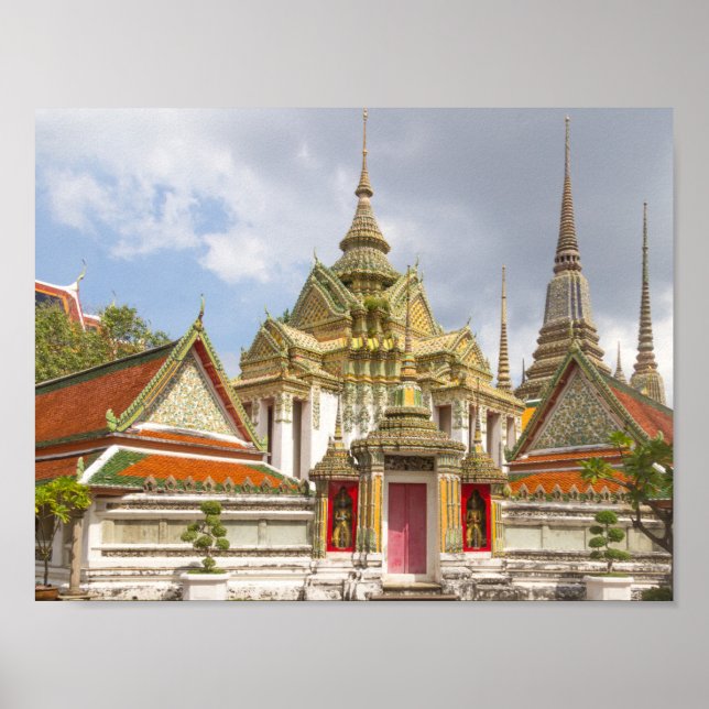 Poster Wat Pho, Bangkok, Thaïlande (Devant)