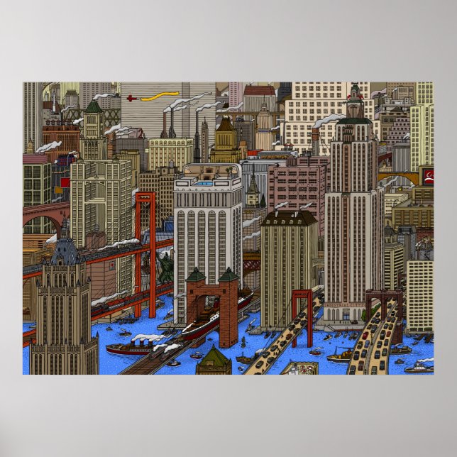 POSTER WATER CITY (Devant)