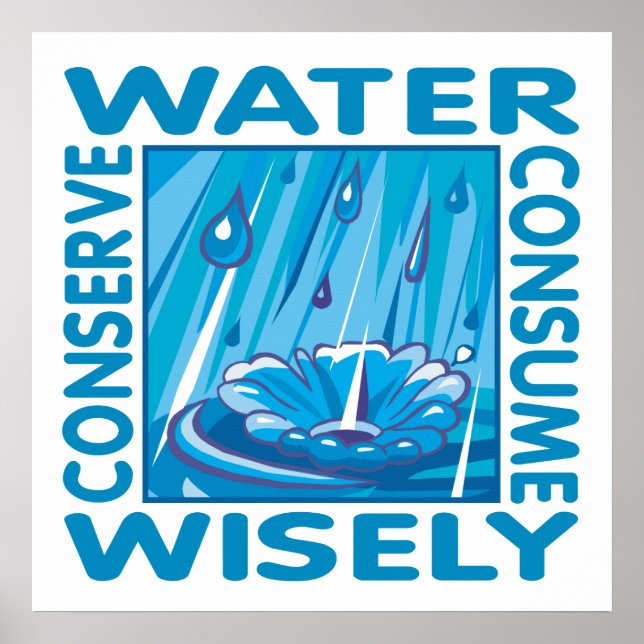 Poster Water Conservation (Devant)