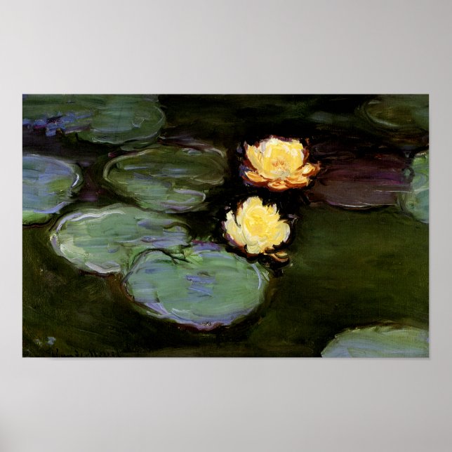 Poster Water-Lilies : 1897-98 par Monet (Devant)