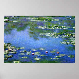 Poster Water Lilies by Claude Monet