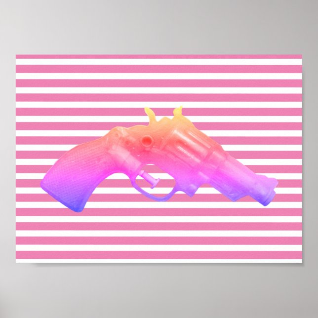 Poster Water pistol toy Pistolet à eau (Devant)