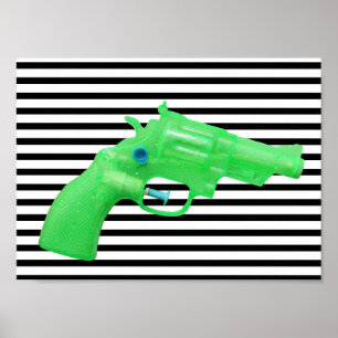 Poster Water pistol toy Pistolet à eau Jouet photo