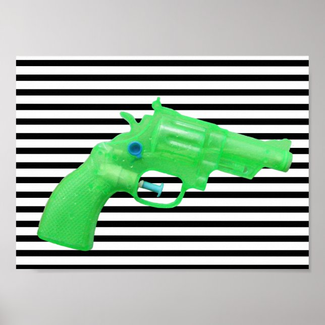Poster Water pistol toy Pistolet à eau Jouet photo (Devant)