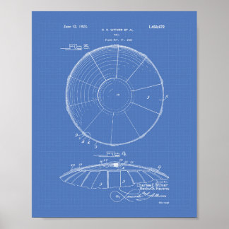 Poster Water Polo Ball 1923 Brevet Art Blueprint