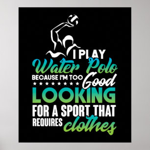 Poster Water Polo Funny
