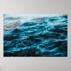 POSTER WATER WATER WAVE IN CLOUP PHOTOGRAPHIE