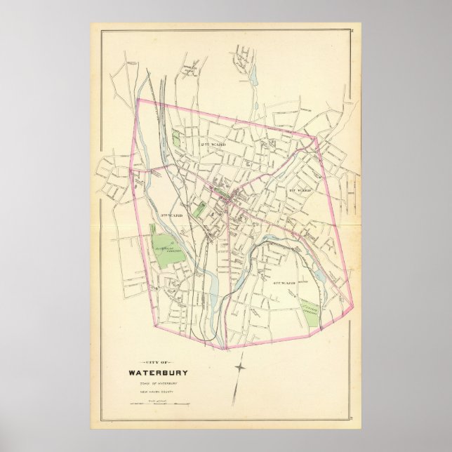 Poster Waterbury (Devant)