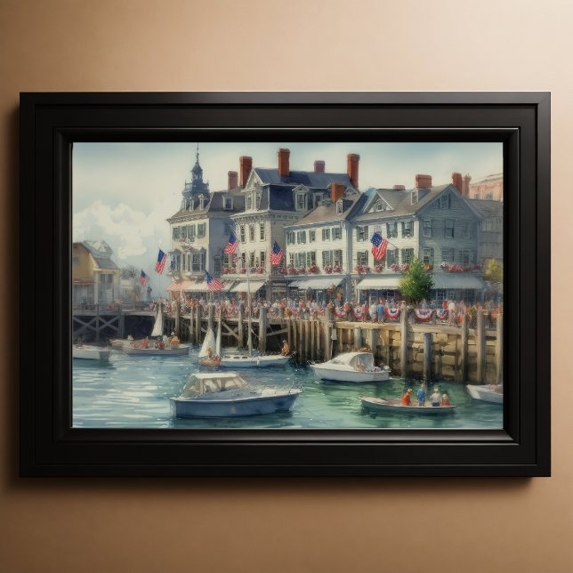 Poster Watercolor East Coast Watercape (Créateur téléchargé)