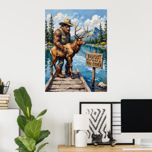 Poster Waterfront Wonder : La Secourt douce de Bigfoot