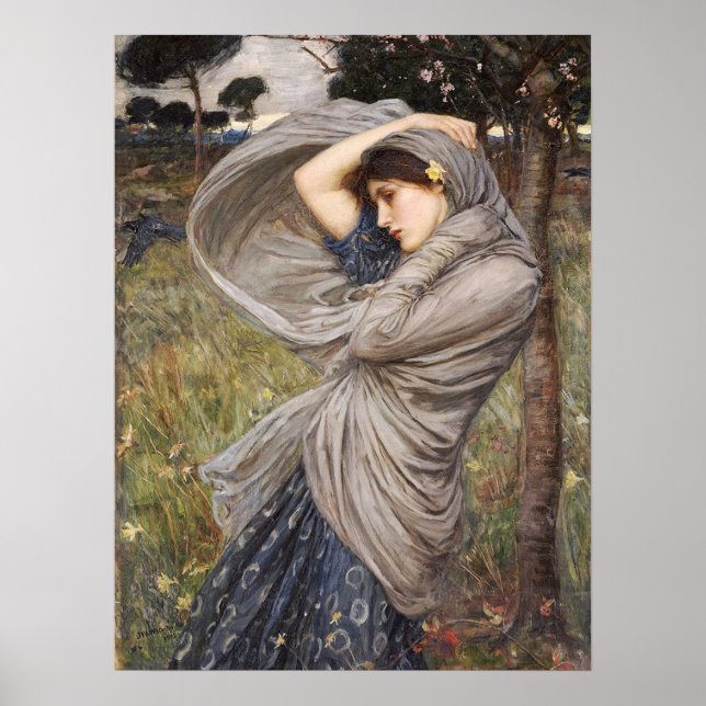 Poster Waterhouse - Boreas (Devant)