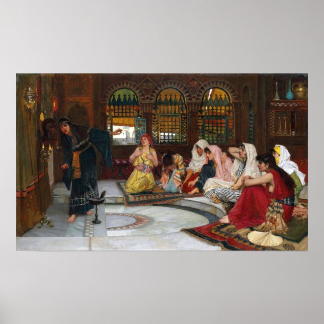 Poster Waterhouse - Consulting The Oracle (Devant)