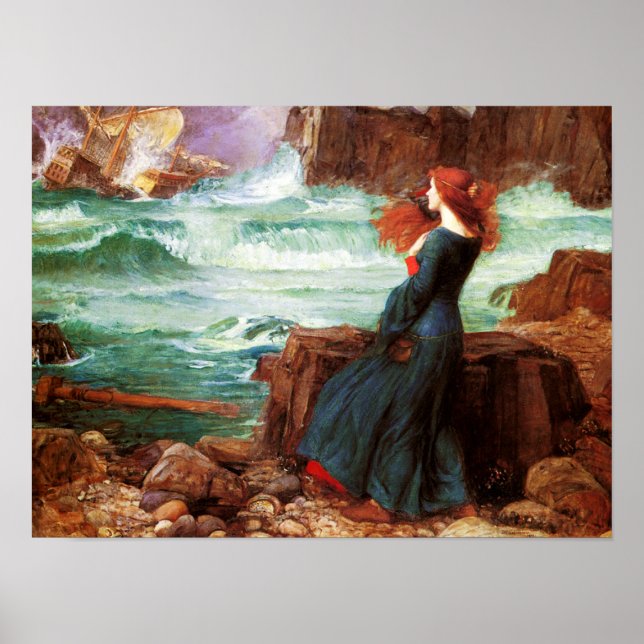 Poster Waterhouse Miranda L'affiche du Tempest (Devant)