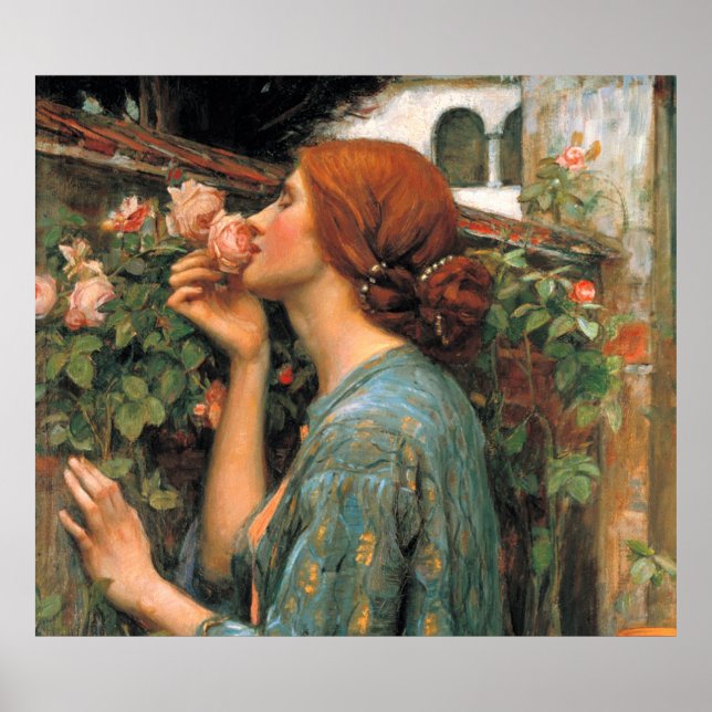 Poster Waterhouse : Odeur de Rose (Devant)