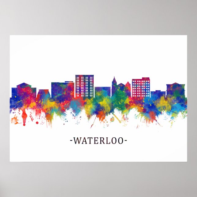 Poster Waterloo Iowa (Devant)