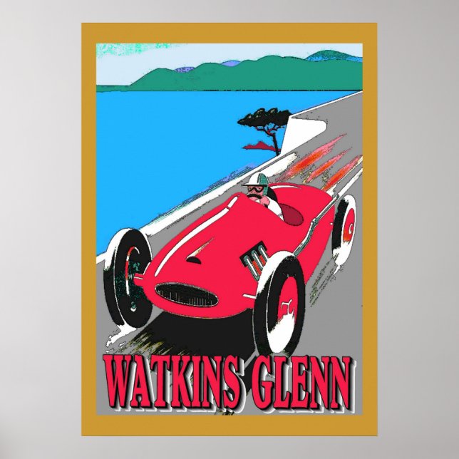 Poster Watkins Glenn Racing (Devant)