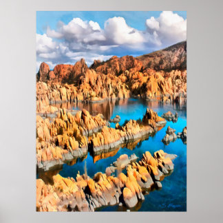 Poster "Watson Lake" Prescott "Granite Dells"