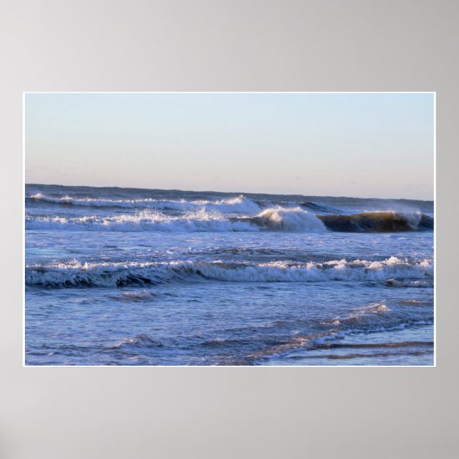 Poster Waves Sea Isle City (Devant)