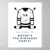 WAYNE Joueur de hockey SportS Garçon Anniversaire