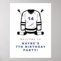 WAYNE Joueur de hockey SportS Garçon Anniversaire