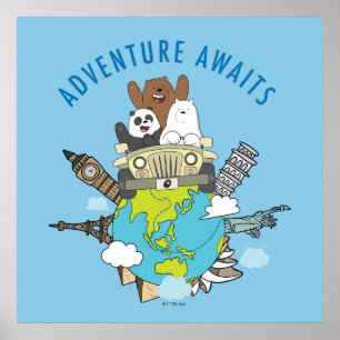 Poster We Bare Bears - Adventure Await